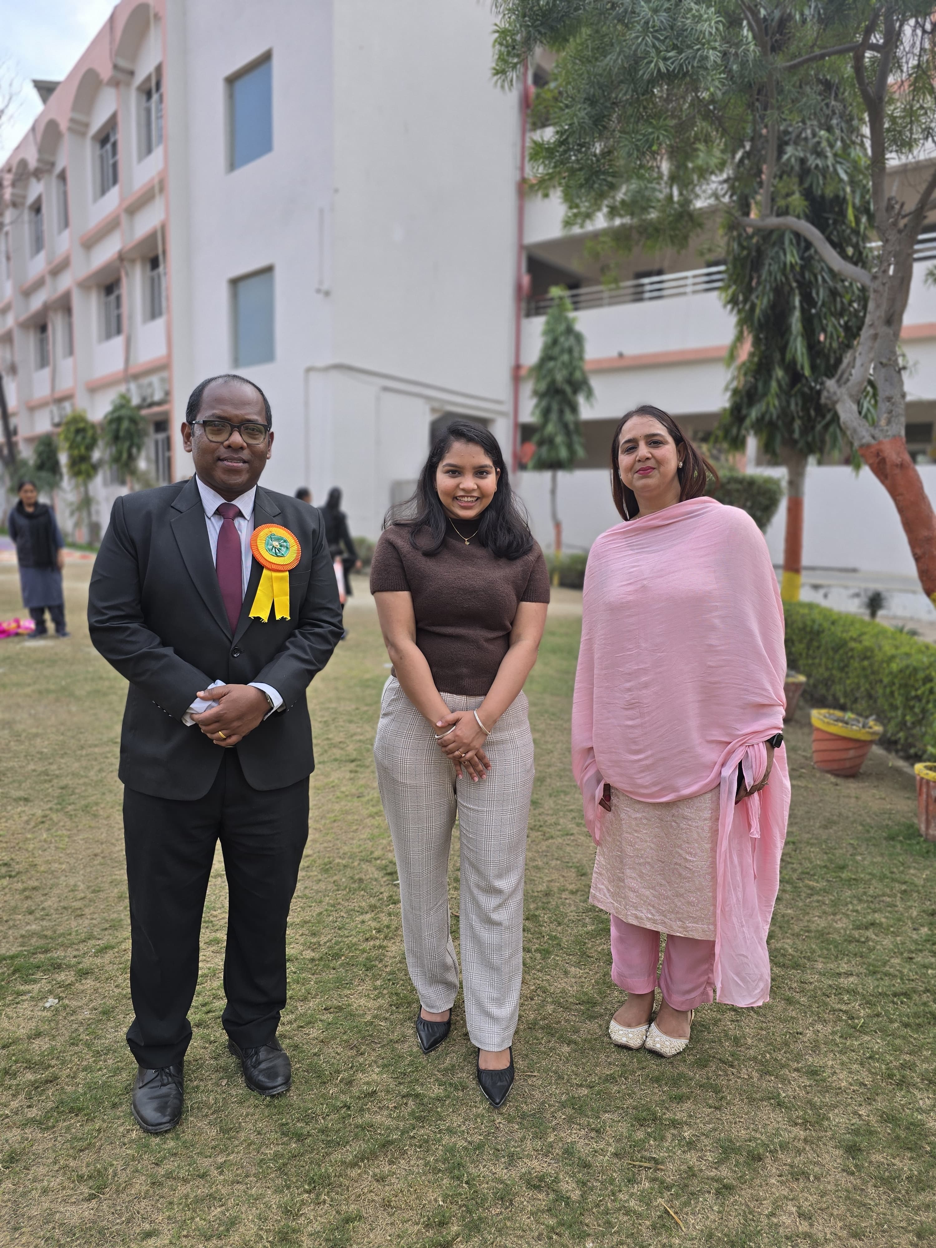 Dr. Shweta Goyal as a guest speaker at a local school